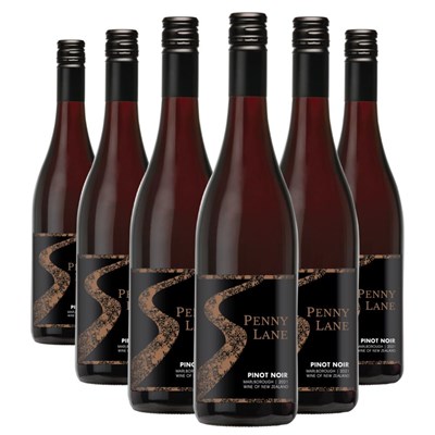 Case of 6 Penny Lane Reserve Pinot Noir 75cl Red Wine
